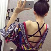 无钢圈文胸聚拢美背裹胸棉少女背心式防走光性感内衣薄款 抹胸 大码