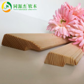 相框线条带框软木板照片墙专用边框 同源杰进品樟子松边框