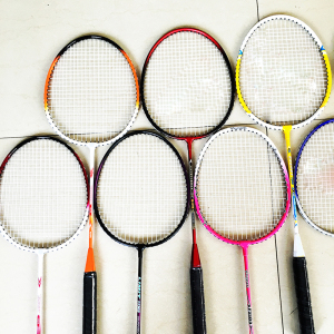 9.9两支男女初学铁合金单双羽拍超轻