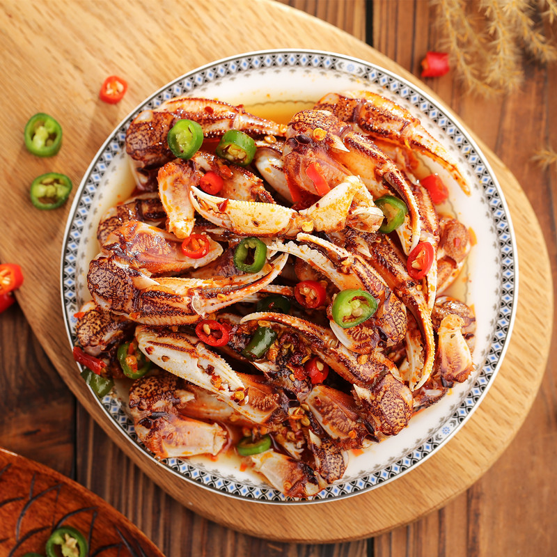 麻辣花蟹钳 醉蟹钳 香辣蟹钳 即食腌制醉蟹脚 醉螃蟹 醉蟹腿 包邮 - 360购物