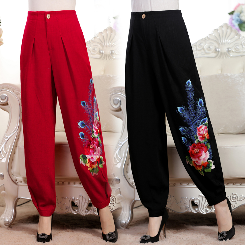 【图】民族风绣花灯笼裤 包邮|价格_童裤民族风绣花灯笼裤专卖店正品