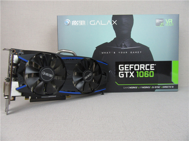 galaxy/影驰gtx1060大将6g独立游戏显卡超gtx970