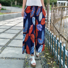 夏季薄款 裙裤 阔腿女裤 休闲裤 天天特价 妈妈裤 中老年女高腰大码