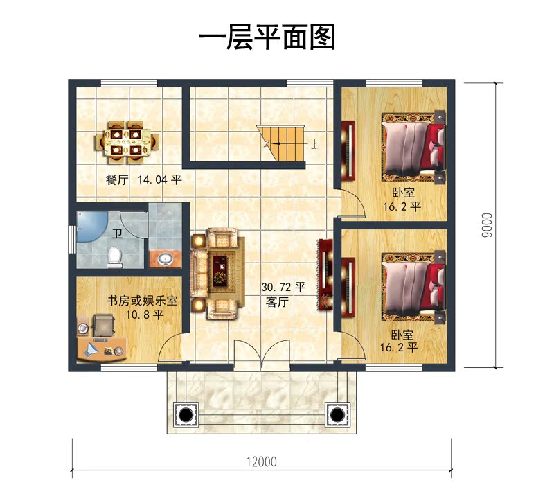 30平方小型自建房,36平米两室一厅装修 st237新农村小别墅设计图纸 自建房 二层半欧式别墅施工图纸 全套