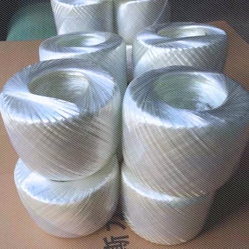 全新料塑料绳子捆绑绳打包绳撕裂带彩色透明草球绳纤维球扎口绳子