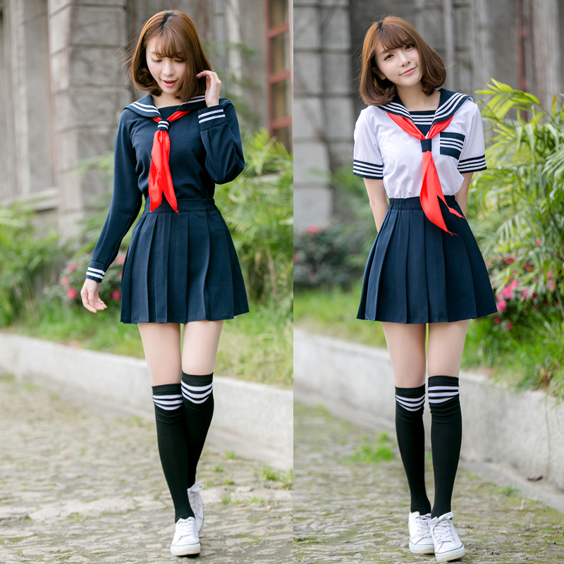 地狱少女cosplay水手服日系校服英伦学院班服学生装jk制服女套装