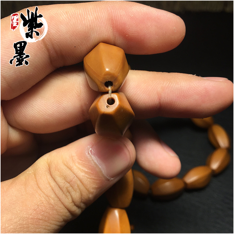 橄榄核橄榄胡雕刻六棱素核手串长串单核单籽单粒单子手工雕文玩男