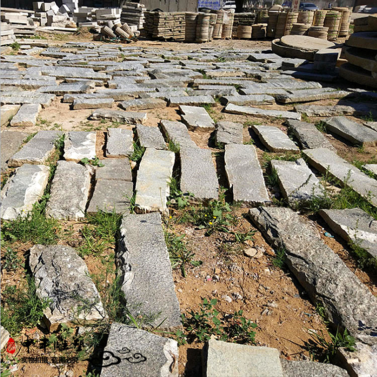 仿古做旧石板青石板材铺路庭院台阶老石条踏步石台阶石条子老石板