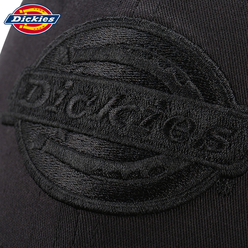 dickies 时尚黑色logo刺绣 遮阳鸭舌帽 街头嘻哈 棒球帽 帽子