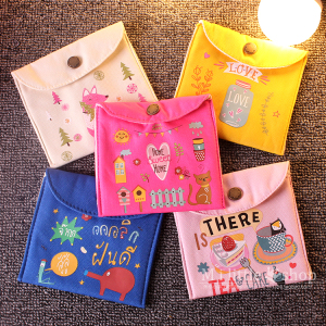 可爱棉麻装大姨妈卫生巾包