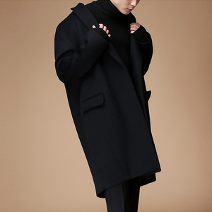 青年羊绒毛呢大衣