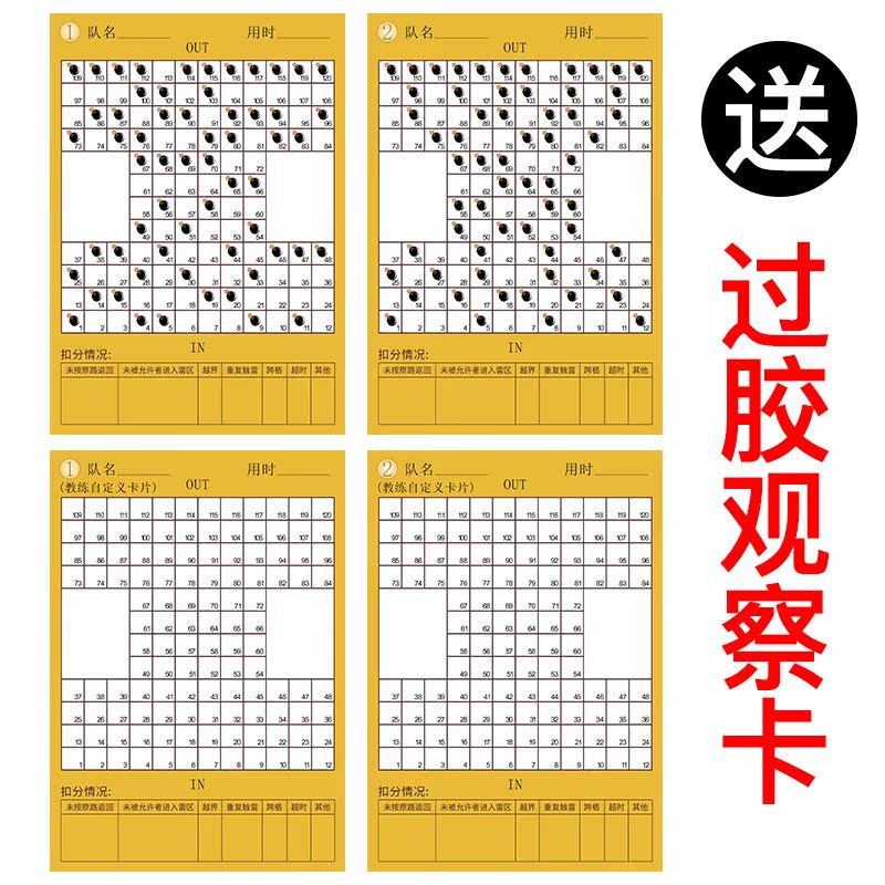 穿越雷阵区 突破雷阵 雷阵图团队项目游戏素质拓展培训练器材道具