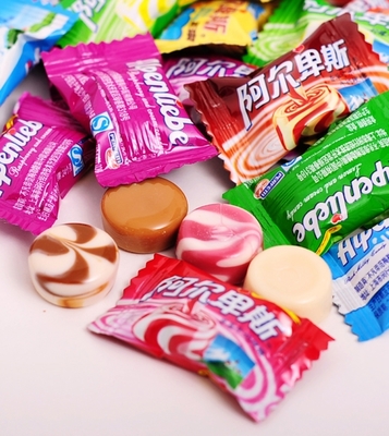 查看淘宝3斤包邮 阿尔卑斯 牛奶硬糖混合口味250克婚庆喜糖结婚糖果