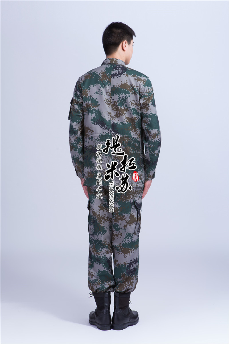 配发正品陆军训练服女士林地迷彩服男士丛林荒漠数码迷彩作训服