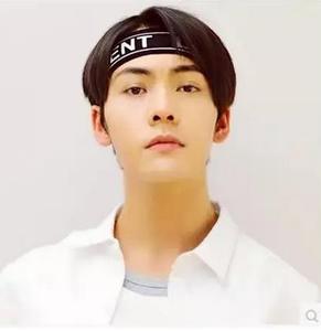 青年针织弹力头巾