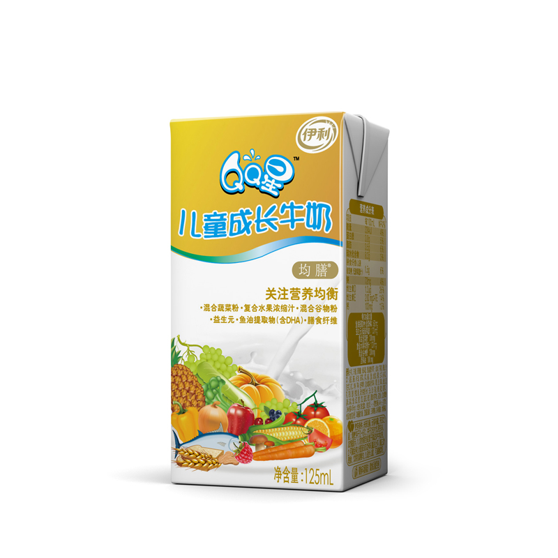 伊利qq星儿童牛奶-营养均膳125ml*20盒/提
