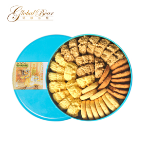 环球小熊手工曲奇饼干370G