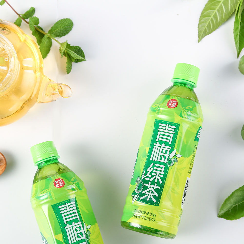 米源my 青梅绿茶 青梅味绿茶饮料 500ml*8瓶