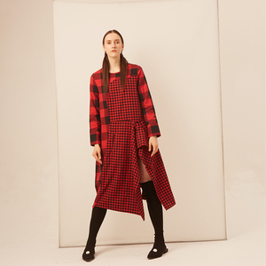 DIDDI原创设计RolePlay解构设计假两件方格格