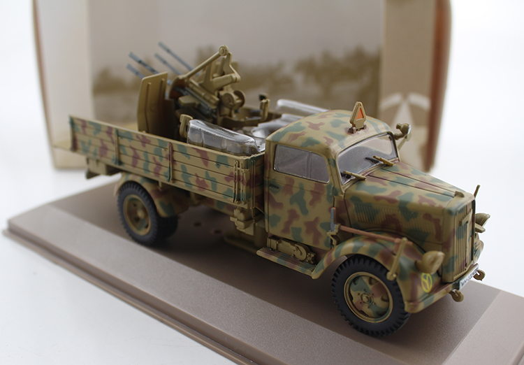 1/43二战德军欧宝opel kfz 305 blitz 军车卡车合金车