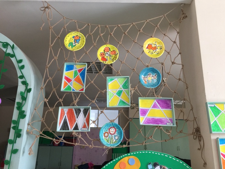 幼儿园装饰主题区角墙面布置挂饰 创意diy墙面布置仿真树藤植物角