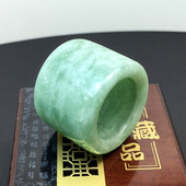 贵州翠扳指玉指环玉戒指 包邮 天然翡翠玉扳指戒指 正品