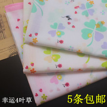 月季花 出口日本女士全棉手帕60支纯棉印花手绢汗巾 包邮 5条