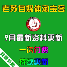 老苏原创网赚项目教程被动收入淘客 2017老苏自媒体淘宝客