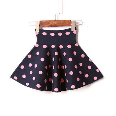 女童短裙秋冬新款韩版儿童针织半身裙加厚百搭