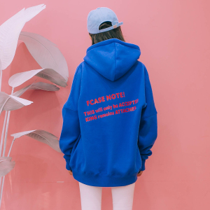 冬季慵懒连帽卫衣