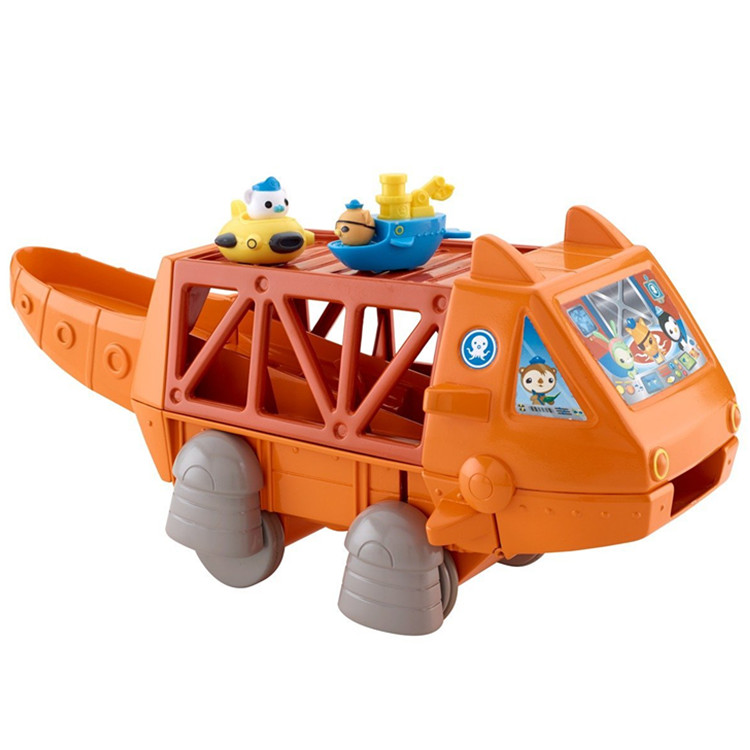 现货 小象玩具镇美国费雪海底小纵队娃娃鱼艇运输车发射器2个赛艇
