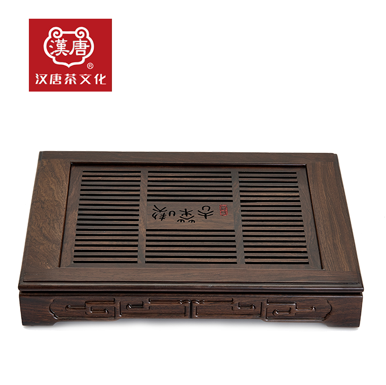 汉唐茶盘 实木小博古抽屉式茶台排水储水茶海茶托 功夫茶具特价