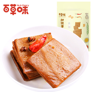 百草味-甜辣薄豆干200g