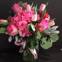 3.8女人节郁金香 生日鲜花情人节预定杭州鲜花速递同城花店配送