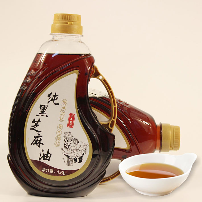 潘姐黑芝麻油月子食用油煲汤胡麻油月子油孕产妇黑麻油亚麻籽油