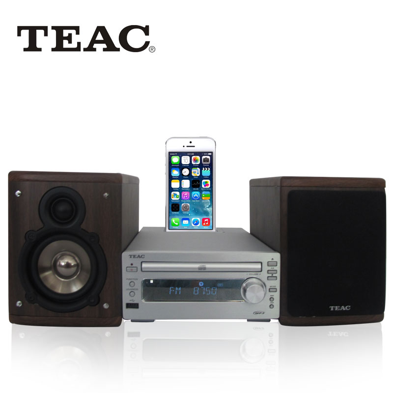 teac/第一音响 tc-530i桌面台式cd组合音响苹果电视音箱