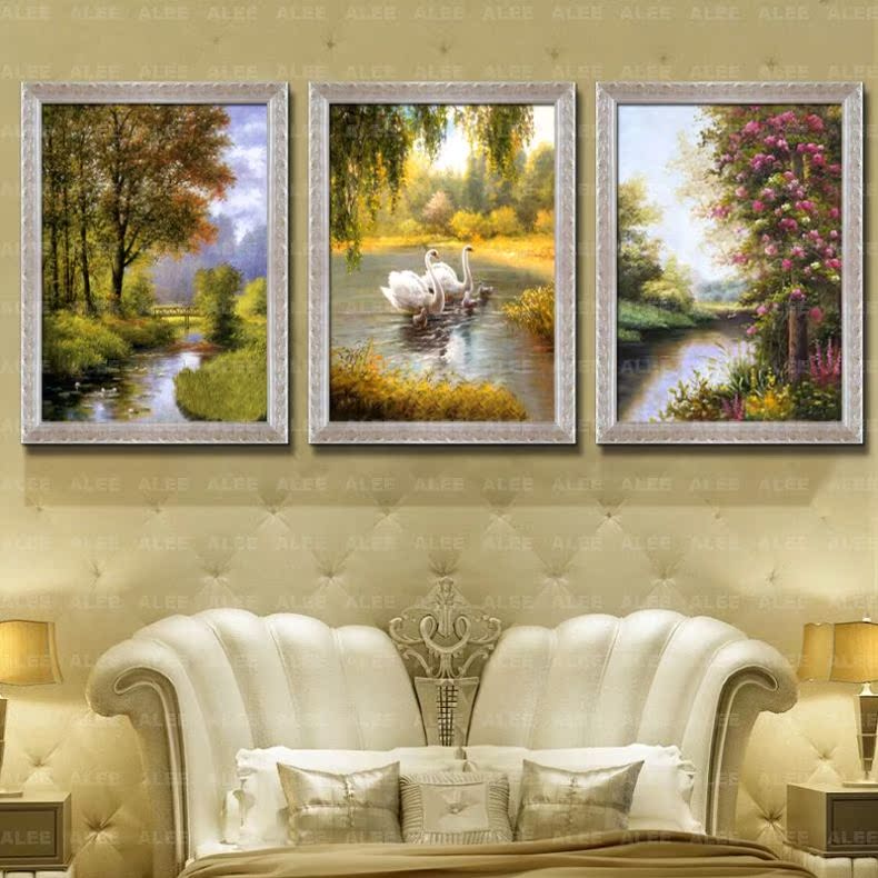 三联油画天鹅湖风景客厅美式欧式手绘卧室壁画装饰画餐厅挂画玄关怎么样,alee旗舰店好吗, 宜购网"三联油画天鹅湖风景客厅美式欧式手绘卧室壁画装饰画餐厅挂画玄关"由淘宝商家"alee旗舰店"提供,淘宝价274.00元。宜购网通过严格筛选,为您提供优质、正品商品,商家已通过淘宝店铺实名认证并加入《消费者保障服务协议》,请放心购买。