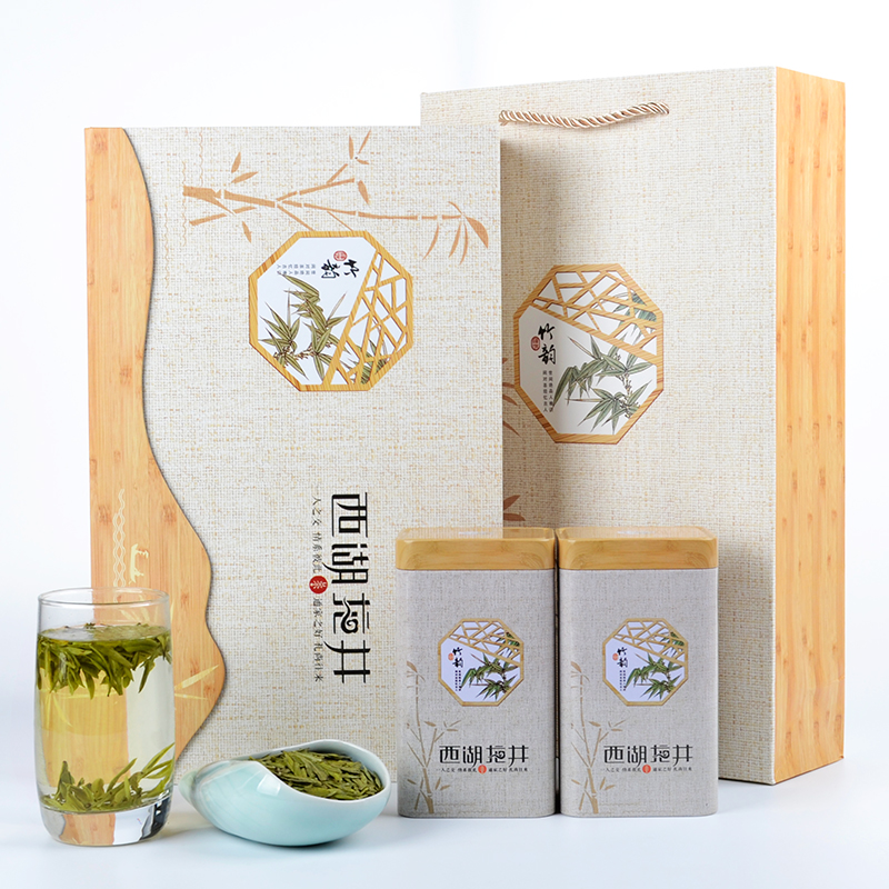 2016新茶杭州明前特级西湖龙井茶礼盒装 浓香型 绿茶茶叶茶农直销