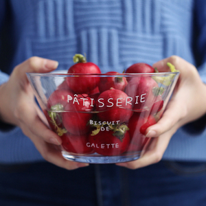 玻璃水果沙拉碗