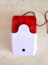 103声光警号103有线报警主机声光报警器喇叭 220V 24V 波冲12V