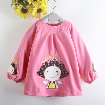 16秋冬季新款宝宝罩衣儿童反穿衣婴幼儿倒褂