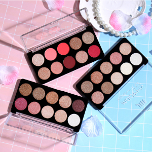 西柚色十色珠光哑光眼影