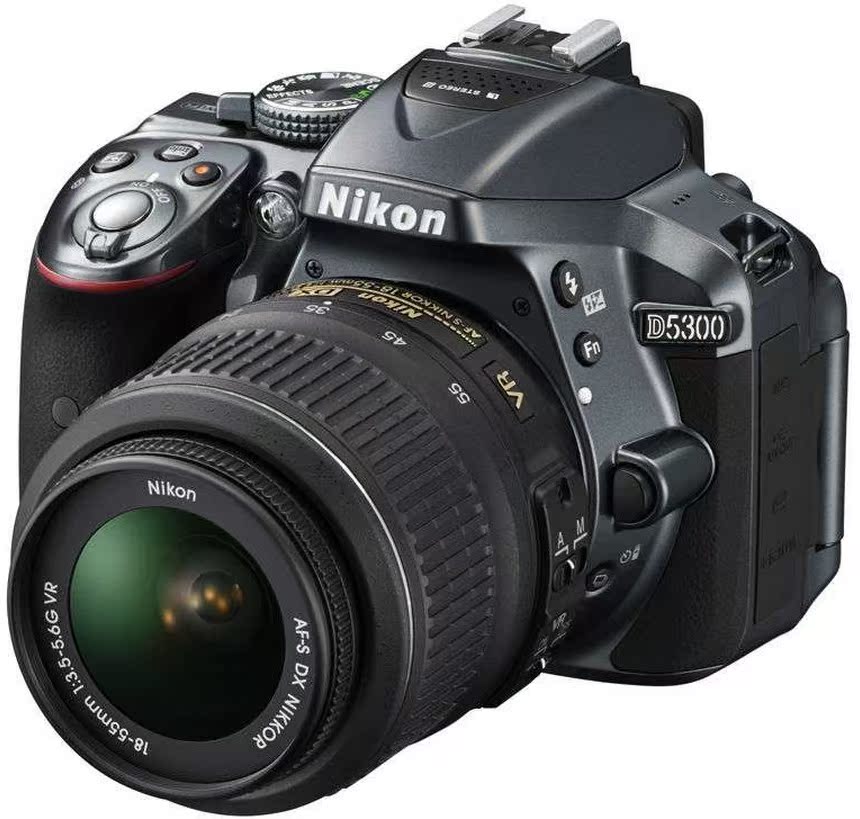 nikon/尼康 d5300套机(18-55mmvr防抖镜头)d5300单反相机 行货