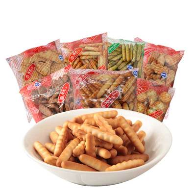 康元手指饼干散装咸味零食80后怀旧儿时90后经典小时候的整箱批发