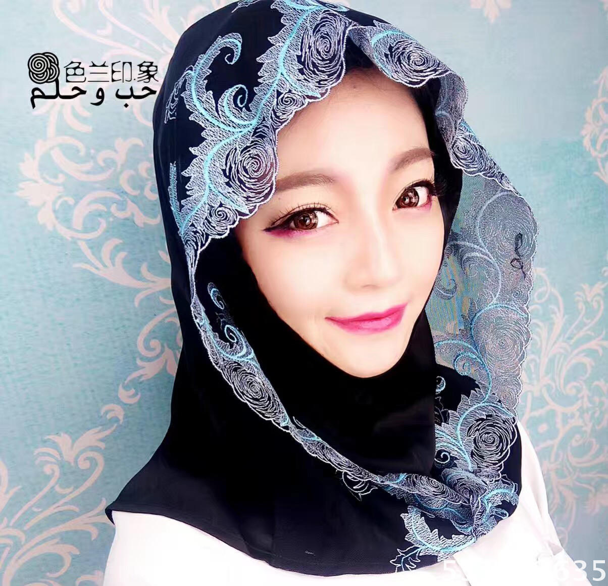 正品[穆斯林 方便头巾 盖头]穆斯林头巾回族盖头