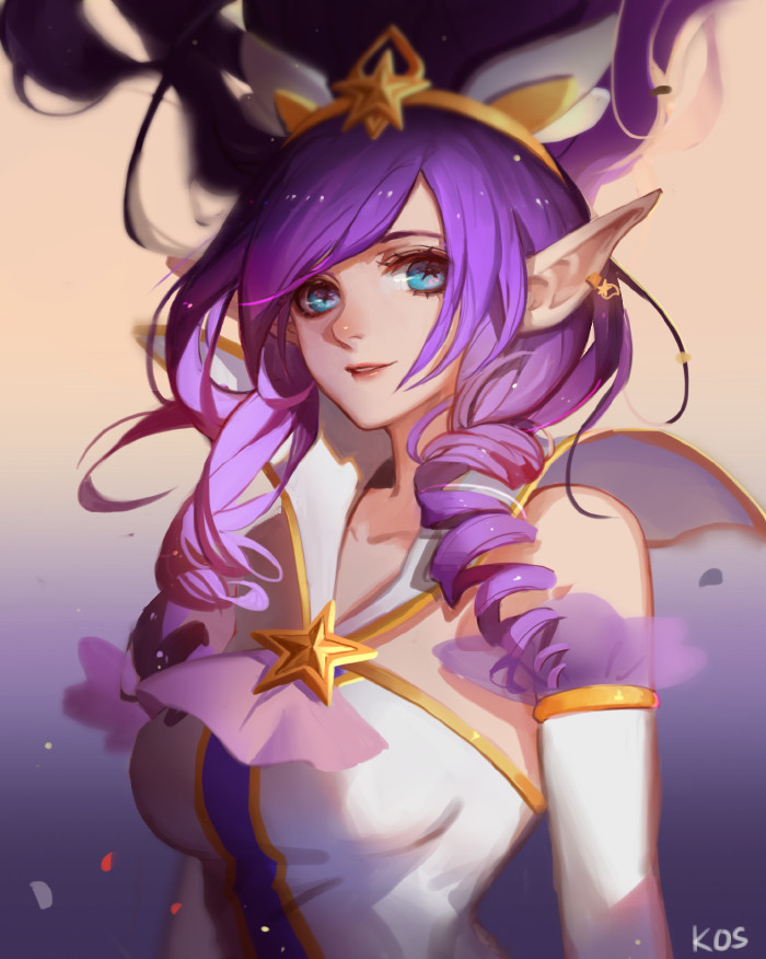 英雄联盟lol cos星之守护者 魔法少女 风女 迦娜 风暴