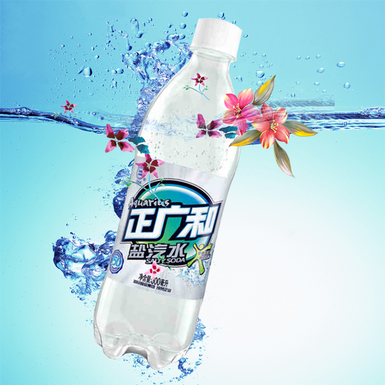 新货正广和盐汽水600ml 20瓶整箱碳酸汽水夏季饮品 上海盐汽水