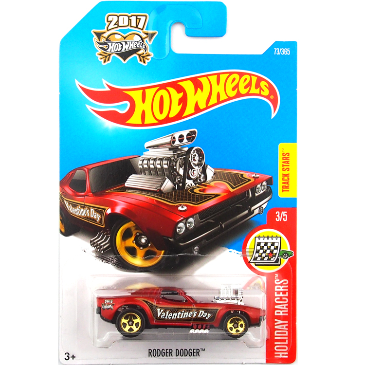 2017年新款hotwheels火辣小跑车风火轮小车车模玩具罗杰道奇 73