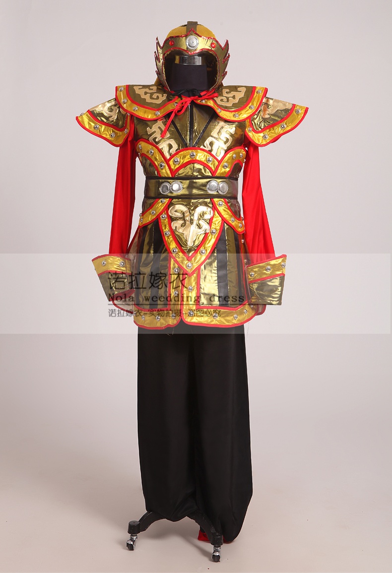 将军盔甲女款女士武将演出服装花木兰影视服装演出道具女将演出服