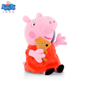 小猪佩奇毛绒玩具正版粉红猪小妹佩琪乔治抱熊